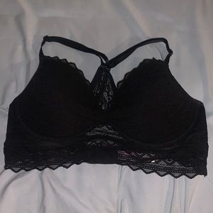 PINK lace padded bra